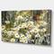 Designart - Daisies Flowers Under the Window - Floral Art Canvas Print